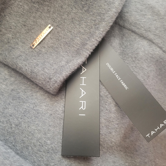 TAHARI DOUBLE FACE FABRIC COAT - Picture 11 of 13